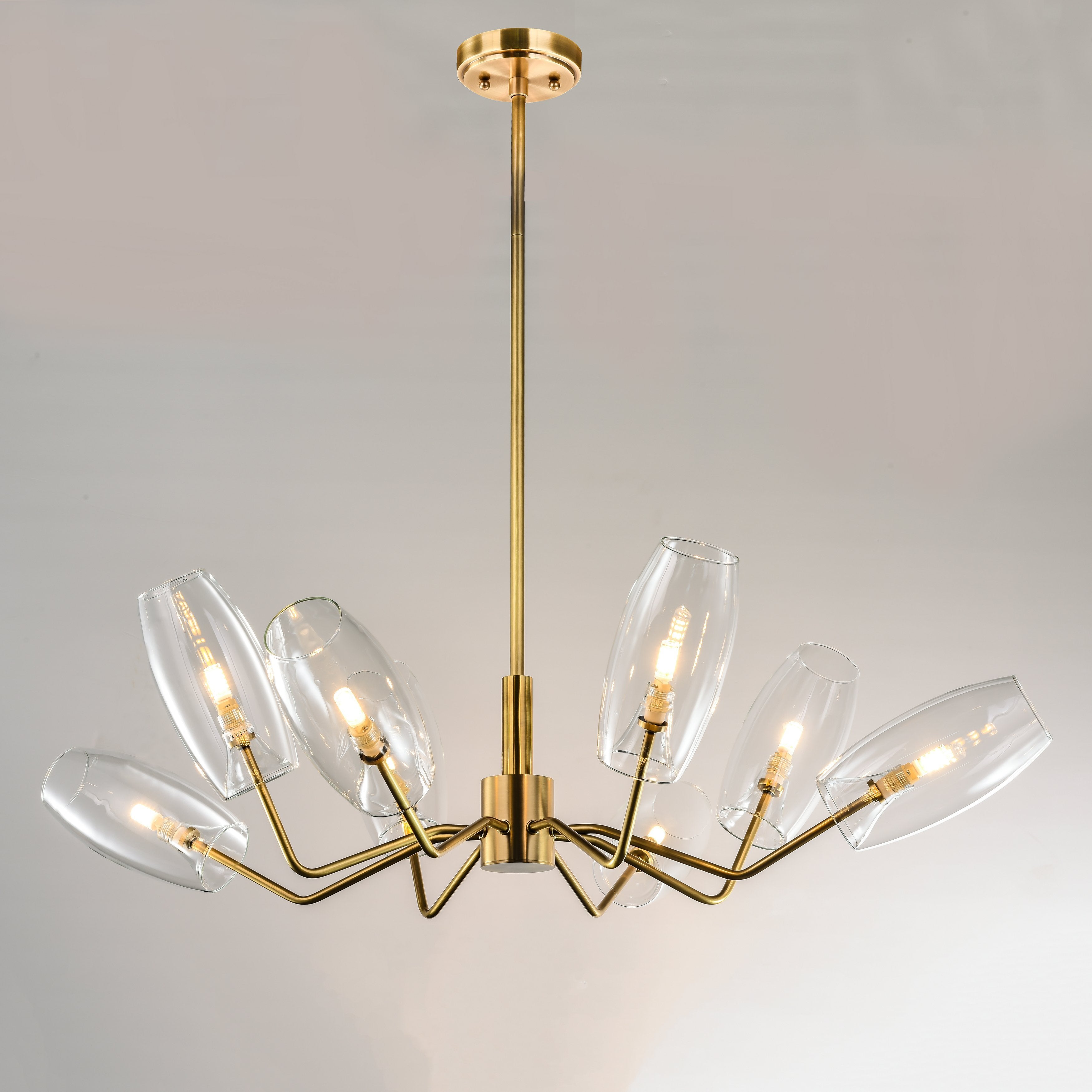 Amira Branching Glass Globe Chandelier - Italian Concept - 