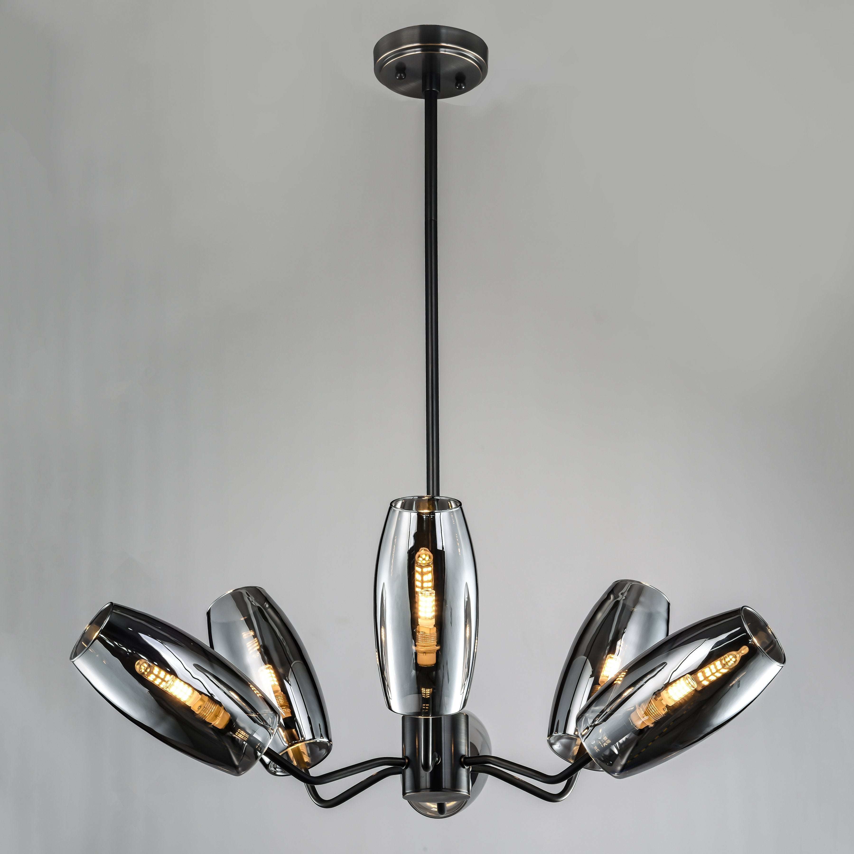 Amira Branching Glass Globe Chandelier - Italian Concept - 