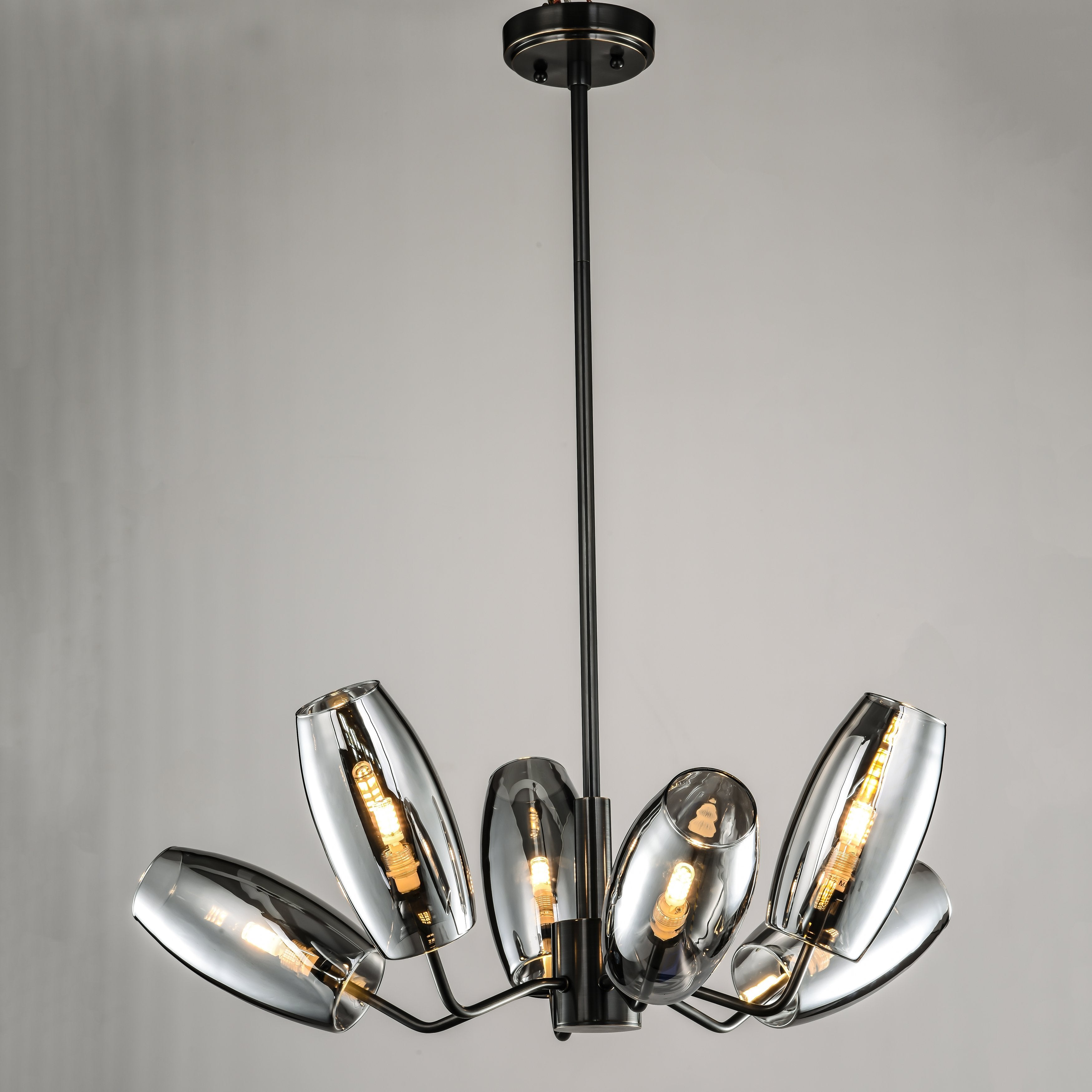 Amira Branching Glass Globe Chandelier - Italian Concept - 